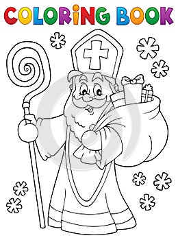 Coloring book Saint Nicholas topic 2