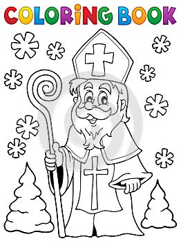 Coloring book Saint Nicolas theme 1