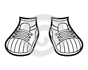 Coloring book, Sneakers