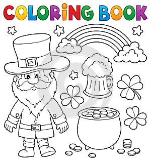 Coloring book St Patricks Day set 1