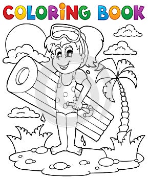 Coloring book summer activity 2