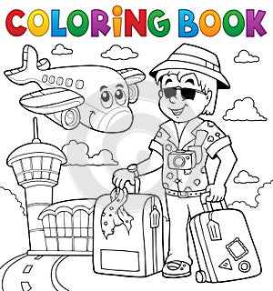 Coloring book travel thematics 2