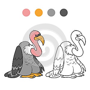 Coloring book (vulture) photo