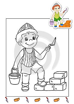 Coloring book of the works 9 - mason