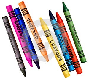 Coloring crayons