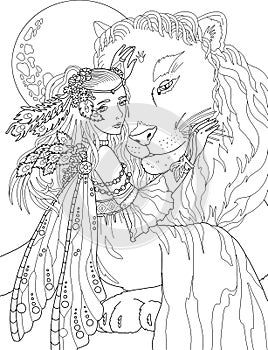 Coloring page The Fairy