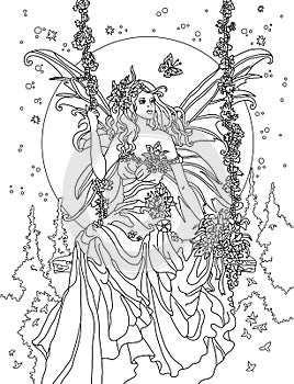 Coloring page The Fairy