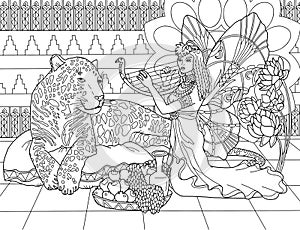 Coloring page The Fairy