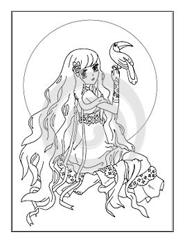 Coloring page The Fairy