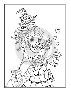 Coloring page The Fairy