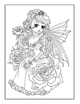 Coloring page The Fairy