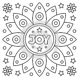 Coloring page. Vector illustration.