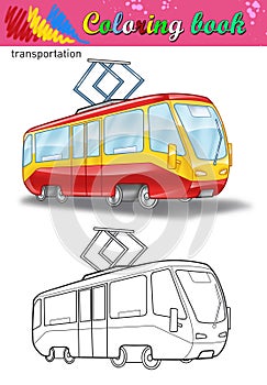 Coloring of tram