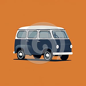 Colorized Van With Navy Background: Annibale Carracci Style Ad Posters