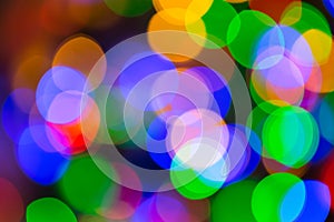Colorlight bokeh background