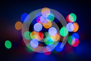 Colorlight bokeh background
