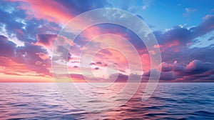 colors clouds in blue sky