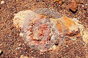 Colors and details of the Breakaways, South Australia photo
