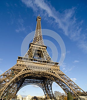 Colors of Eiffel Tower in Paris