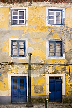 Colors facade Aveiro Portugal