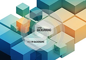 And colors, including shades of blue, teal, and orange. The composition