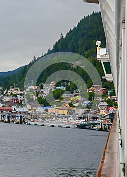 The colors of Ketchikan, Alaska from the ship