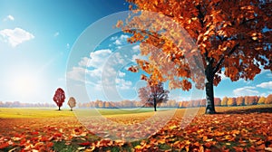 colors nature autumn background