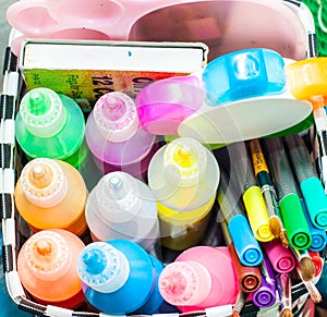 Colors pattle design drawing