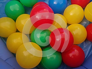 Colors  plastic balls for children
