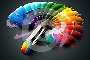 colors rainbow palette guide color brush Roller