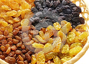 Colors of raisin photo