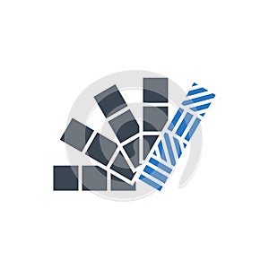 Colors Line Vector Glyph Icon