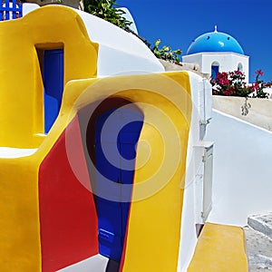 Colors of Santorini