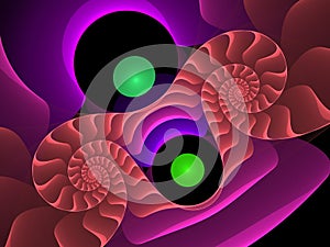 Colors spiral and nice fractal