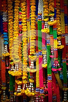 Colors of Thai garlands