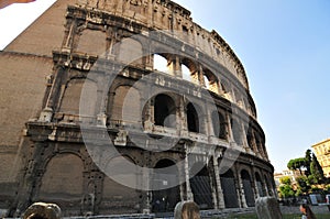 Coloseo in Rome view.