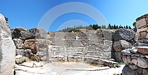 Coloseum in Ephesus Efes Turkey, Asia -Panorama