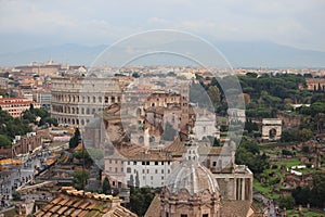 Coloseum and Forum Romanum