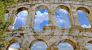 The Coloseum in Pula, Croatia