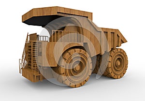 Colossal mining truck toy