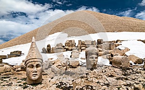 Colossal statues at Nemrut Dagi in Turkey