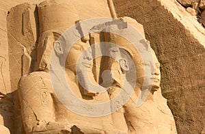 Colossal statues of Ramses II, Abu Simbel, Egypt