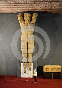 Colossal telamon from Temple of Jupiter Sicily