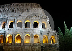 Colosseo at night, Roma