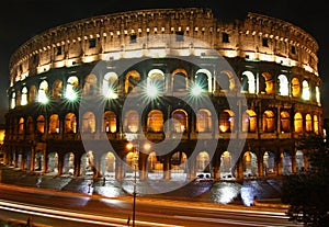 Colosseo at night, Rome