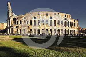 Colosseum. Ancient architecture. Rome