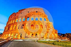 Colosseum, ancient Arena in Rome, Italy
