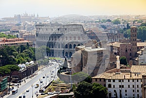 Colosseum and Basilica