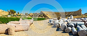 The colosseum of Caesarea photo