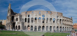 The Colosseum or Coliseum, also known as the Flavian Amphitheatre - Rome